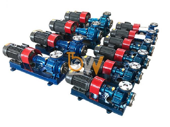 Bơm dầu truyền nhiệt RY20-20-125 cột áp 22 m, tốc độ 2800 vòng/phút