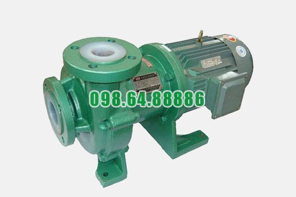 Bơm li tâm dẫn động từ lòng bơm được lót nhựa QB125-100-200