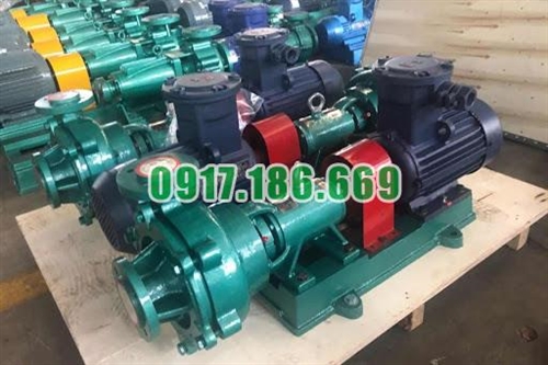 Dòng máy bơm cánh hở lót nhựa 15kw mã FMB80-65-160