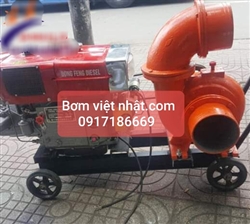 Máy bơm hút bùn ao ruộng dùng động cơ đầu nổ D24