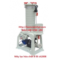 Máy lọc 8 lõi nhựa PP mã SK2008 dùng bơm 1hp