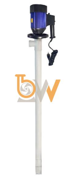 Bơm rút hóa chất ăn mòn từ phuy 20–200L, thân PTFE model JDT-600W