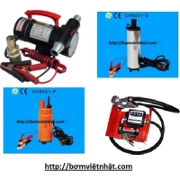 Máy bơm dùng điện 24v và 12v cho xăng dầu