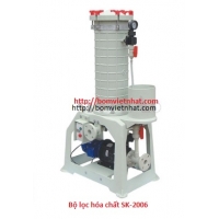Máy lọc hóa chất 6 lõi sk2006 công suất bơm 1hp